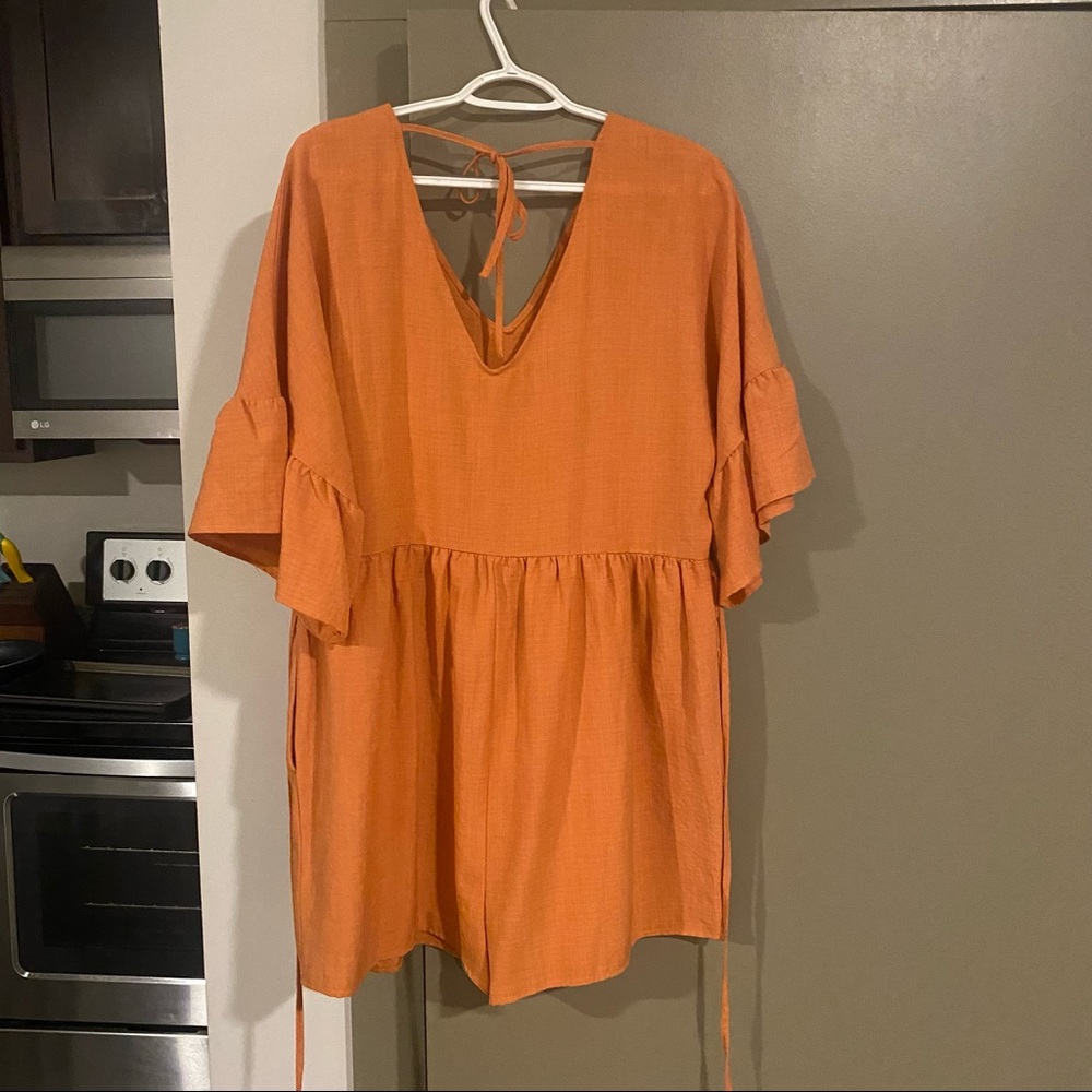 Orange Romper